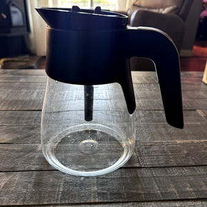 Ninja Coffee Bar Brewer 6 Cup Glass Carafe Pot with Lid/Stem Part 8" x 5.5"